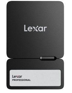 External SSD, LEXAR, Professional Go Portable, 2TB, USB 3.2, Write speed 1000 MBytes/sec, Read speed 1050 MBytes/sec, LSL400S00