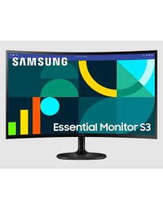 LCD Monitor, SAMSUNG, 27", Business/Curved, Panel VA, 1920x1080, 16:9, 100Hz, 4 ms, Tilt, Colour Black, LS27D360GAUXEN