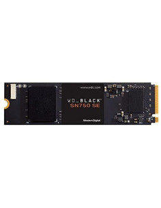 SSD, WESTERN DIGITAL, Black SN750, 500GB, M.2, PCIe Gen4, NVMe, TLC, Write speed 2000 MBytes/sec, Read speed 3600 MBytes/sec, W