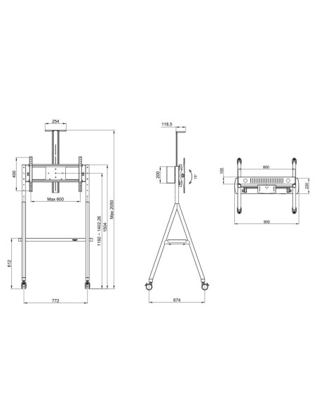 TV SET ACC FLOOR STAND/32-65" NS-M1500WHITE NEOMOUNTS TV SET ACC FLOOR STAND/32-65" NS-M1500WHITE NEOMOUNTS