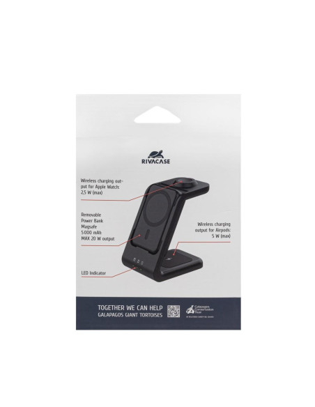 MOBILE CHARGER STAND WRL 15W/MAGSAFE 4917 RIVACASE