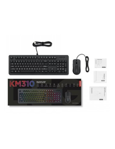 LENOVO LEGION KM310 RGB GAMING COMBO KEYBOARD AND MOUSE - US ENGLISH
