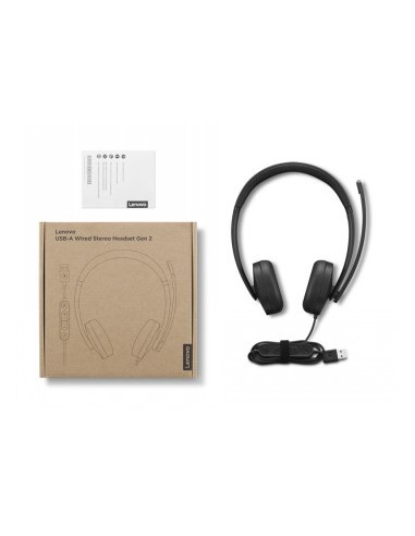 LENOVO USB-A WIRED STEREO HEADSET GEN 2