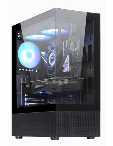 Case, GOLDEN TIGER, Supported motherboard form factors ATX/micro ATX, Black, Midi Tower, Raider DK-6, RAIDERDK6