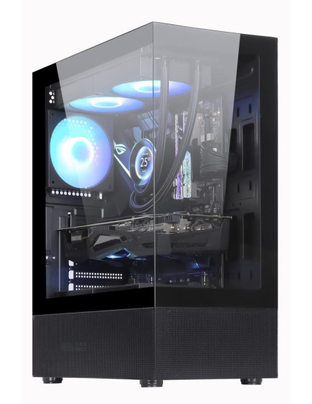 Case, GOLDEN TIGER, Supported motherboard form factors ATX/micro ATX, Black, Midi Tower, Raider DK-6, RAIDERDK6