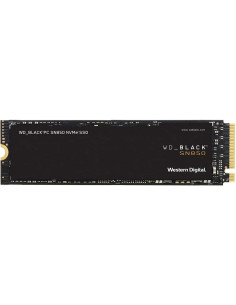 SSD, WESTERN DIGITAL, Black SN850, 2TB, M.2, PCIE, NVMe, Write speed 5100 MBytes/sec, Read speed 7000 MBytes/sec, 2.38mm, TBW 1