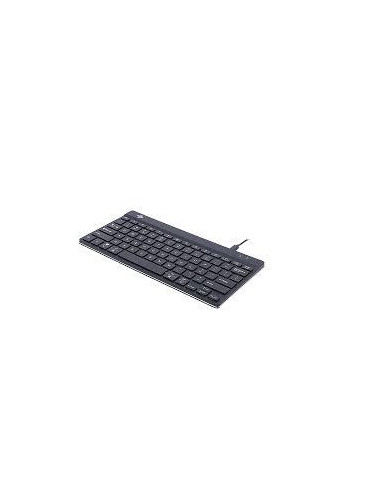 KEYBOARD COMPACT BREAK ENG/BLACK RGOCOUSWDBL R-GO TOOLS