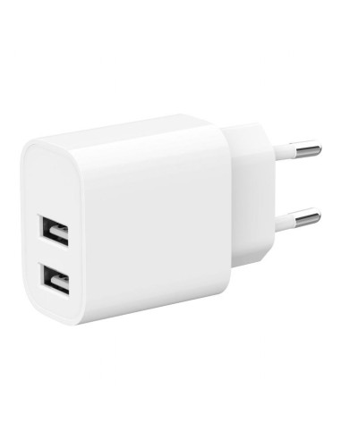 CHARGER USB UNIVERSAL WHITE/2P TA-UC-2A12-01 GEMBIRD