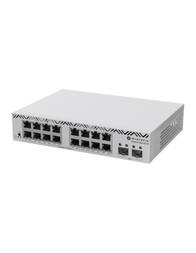 Switch, MIKROTIK, 16x10Base-T / 100Base-TX / 1000Base-T, CSS318-16G-2S+IN