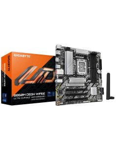 Mainboard, GIGABYTE, Intel B860 Express, LGA1851, Micro-ATX, Memory DDR5, Memory slots 4, 4xPCI-Express 4.0 16x, 1xPCI-Express 