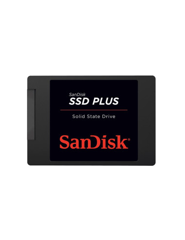 SSD, SANDISK BY WESTERN DIGITAL, SSD PLUS, 2TB, SATA 3.0, Write speed 450 MBytes/sec, Read speed 545 MBytes/sec, 2,5", SDSSDA-2