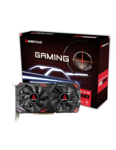 Graphics Card, BIOSTAR, AMD Radeon RX 580, 8 GB, GDDR5, 256 bit, PCIE 3.0 16x, Memory 1274 MHz, 1xHDMI, 2xDisplayPort, VA5815RQ