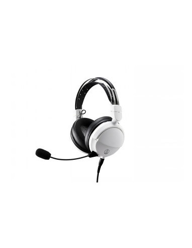 AUDIO-TECHNICA HIGH-FIDELITY CLOSED-BACK GAMING HEADSET ATH-GL3WH, WHITE