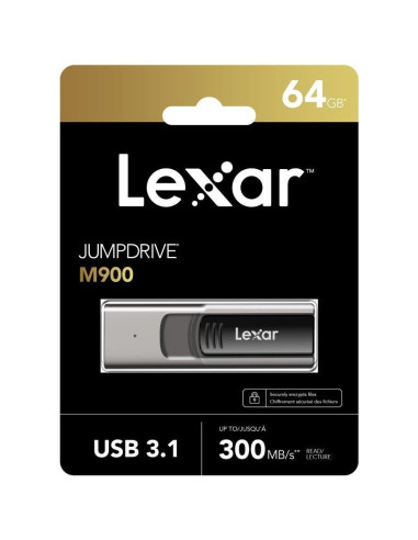 MEMORY DRIVE FLASH USB3.1 64GB/M900 LJDM900064G-BNQNG LEXAR