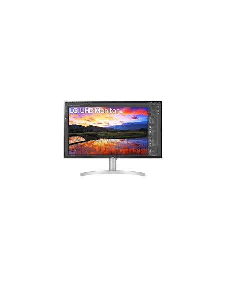LCD Monitor, LG, 32UN650K-W, 31.5", 4K, Panel IPS, 3840x2160, 16:9, 5 ms, Speakers, Height adjustable, Tilt, 32UN650K-W