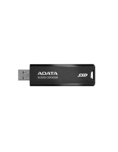 External SSD, ADATA, SC610, 2TB, USB 3.2, Write speed 500 MBytes/sec, Read speed 550 MBytes/sec, SC610-2000G-CBK/RD