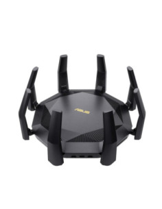 Wireless Router, ASUS, 6000 Mbps, Mesh, Wi-Fi 6, USB 3.1, 9x10/100/1000M, 1x10GbE, 1xSPF+, Number of antennas 8, RT-AX89X