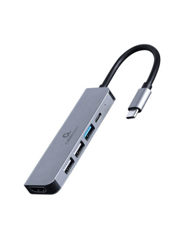 I/O ADAPTER USB-C TO HDMI/USB3/5IN1 A-CM-COMBO5-03 GEMBIRD