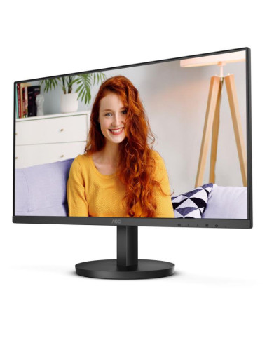 LCD Monitor, AOC, 24", Panel VA, 1920x1080, 16:9, 100 Hz, Matte, 1 ms, Speakers, Tilt, Colour Black, 24B3HMA2