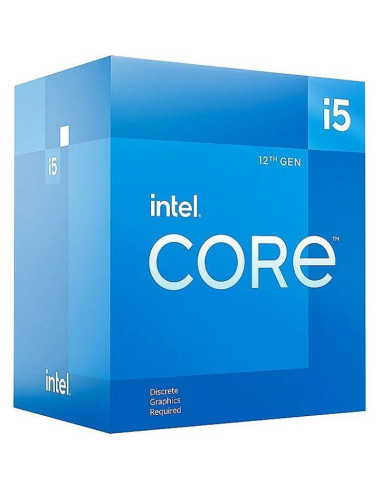 CPU, INTEL, Desktop, Core i5, i5-12400F, Alder Lake, 2500 MHz, Cores 6, 18MB, Socket LGA1700, 65 Watts, BOX, BX8071512400FSRL4W