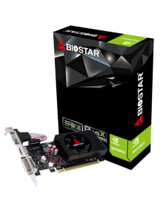 Graphics Card, BIOSTAR, NVIDIA GeForce GT 730, 4 GB, DDR3, 128 bit, PCIE 2.0 16x, Memory 1333 MHz, GPU 730 MHz, Single Slot Fan