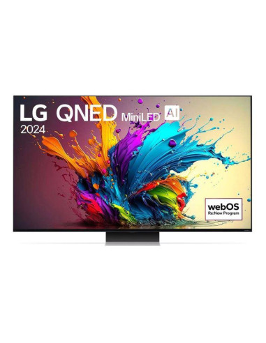 TV Set, LG, 65", 4K/Smart, 3840x2160, Wireless LAN, Bluetooth, webOS, 65QNED91T3A