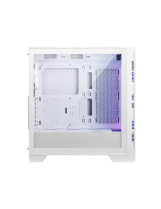 Case, MSI, MAG FORGE 320R AIRFLOW, MidiTower, Case product features Transparent panel, ATX, MicroATX, MiniITX, Colour White, MA