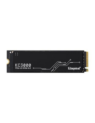 SSD, KINGSTON, KC3000, 2TB, M.2, NVMe, 3D TLC, Write speed 7000 MBytes/sec, Read speed 7000 MBytes/sec, MTBF 1800000 hours, SKC