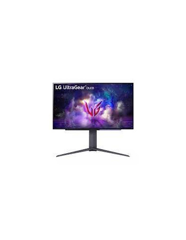 Monitor, LG, 27GS95QE-B, 26.5", Gaming, Panel OLED, 2560x1440, 16:9, 240Hz, 0.03 ms, Swivel, Pivot, Height adjustable, Tilt, 27