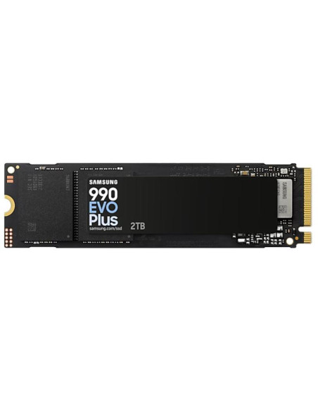 SSD, SAMSUNG, 990 EVO Plus, 2TB, M.2, PCIe Gen5, NVMe, TLC, Write speed 6300 MBytes/sec, Read speed 7250 MBytes/sec, 2.38mm, TB