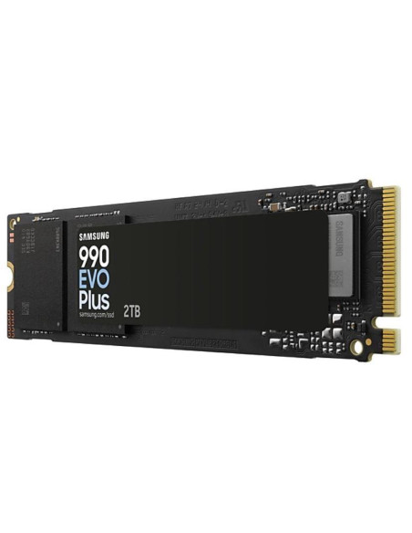 SSD, SAMSUNG, 990 EVO Plus, 2TB, M.2, PCIe Gen5, NVMe, TLC, Write speed 6300 MBytes/sec, Read speed 7250 MBytes/sec, 2.38mm, TB