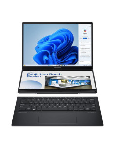 Notebook, ASUS, ZenBook Series, DUO, UX8406CA-PZ009W, CPU Core Ultra, U9-285H, 2900 MHz, 14", Touchscreen, 2880x1800, RAM 32GB,