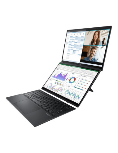 Notebook, ASUS, ZenBook Series, DUO, UX8406CA-PZ009W, CPU Core Ultra, U9-285H, 2900 MHz, 14", Touchscreen, 2880x1800, RAM 32GB,