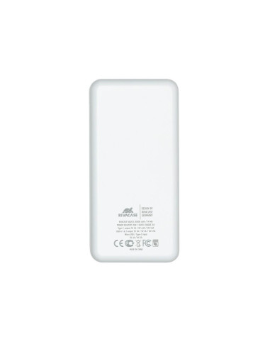 POWER BANK USB 20000MAH/VA2572 WHITE RIVACASE