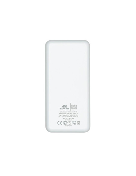 POWER BANK USB 20000MAH/VA2572 WHITE RIVACASE