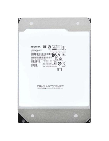 HDD, TOSHIBA, 18TB, SATA, 512 MB, 7200 rpm, 3,5", MG09ACA18TE