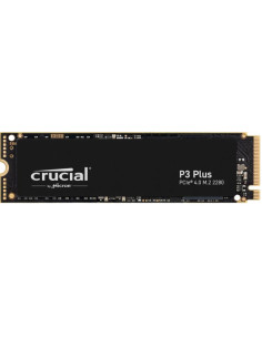 SSD, CRUCIAL, P3 Plus, 1TB, M.2, PCIE, NVMe, 3D NAND, Write speed 3600 MBytes/sec, Read speed 5000 MBytes/sec, TBW 220 TB, MTBF