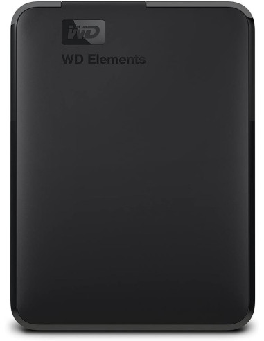 External HDD, WESTERN DIGITAL, Elements Portable, WDBU6Y0050BBK-WESN, 5TB, USB 3.0, Colour Black, WDBU6Y0050BBK-WESN