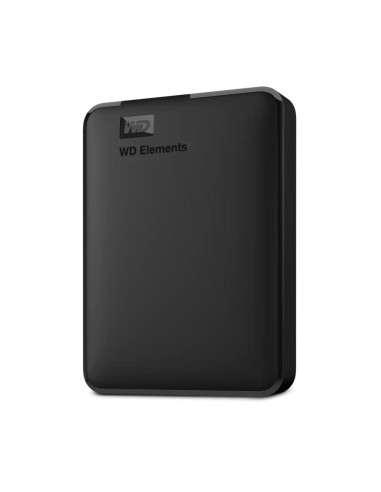 External HDD, WESTERN DIGITAL, Elements Portable, WDBU6Y0050BBK-WESN, 5TB, USB 3.0, Colour Black, WDBU6Y0050BBK-WESN