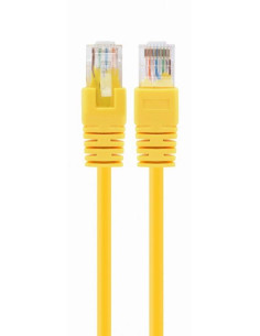 PATCH CABLE CAT5E UTP 0.25M/YELLOW PP12-0.25M/Y GEMBIRD