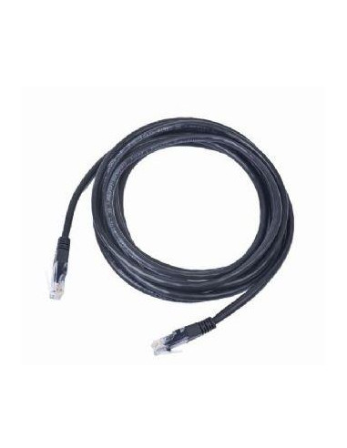 PATCH CABLE CAT5E UTP 1M/BLACK PP12-1M/BK GEMBIRD