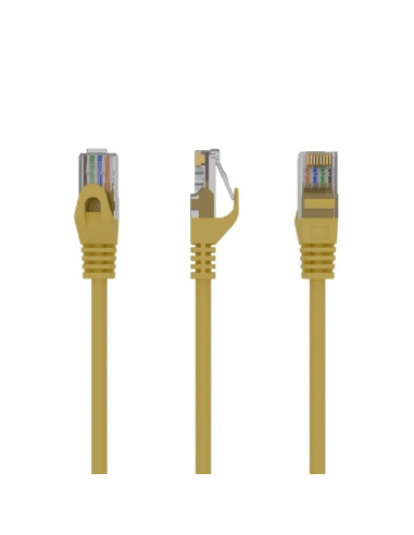 PATCH CABLE CAT6 UTP 1M/YELLOW PP6U-1M/Y GEMBIRD