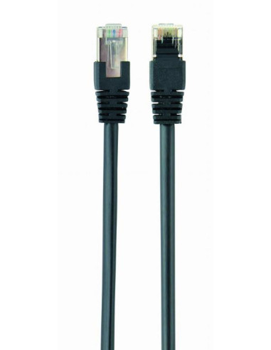 PATCH CABLE CAT5E FTP 2M/PP22-2M/BK GEMBIRD