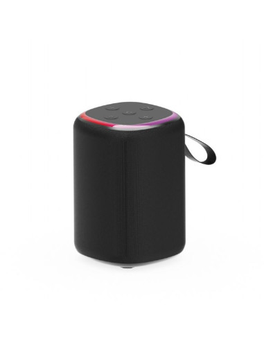 Portable Speaker, GEMBIRD, Black, Wireless, Bluetooth, SPK-BT-LED-08S