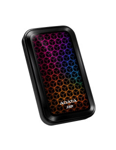 External SSD, ADATA, SE770G, 1TB, USB 3.2, Write speed 800 MBytes/sec, Read speed 1000 MBytes/sec, ASE770G-1TU32G2-CBK