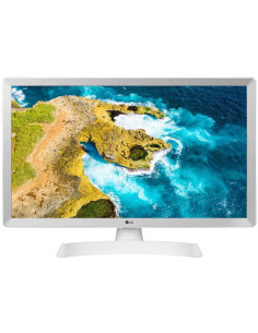 LCD Monitor, LG, 24TQ510S-WZ, 23.6", TV Monitor/Smart, 1366x768, 16:9, 14 ms, Speakers, Colour White, 24TQ510S-WZ