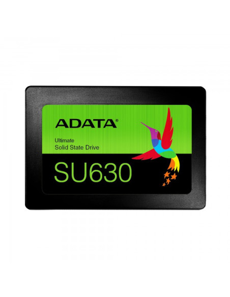 SSD ADATA Ultimate SU630 3D NAND 960 GB SSD form factor 2.5” SSD interface SATA Write speed 450 MB/s Read speed 520 MB/s