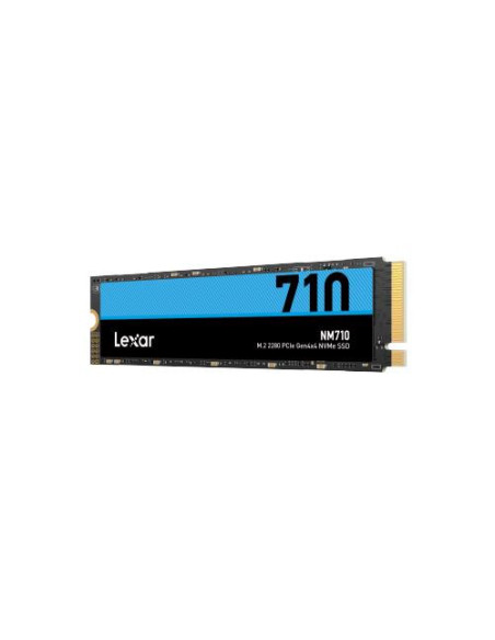 SSD, LEXAR, NM710, 500GB, M.2, PCIe Gen4, NVMe, Write speed 2600 MBytes/sec, Read speed 5000 MBytes/sec, 2.45mm, TBW 300 TB, MTB