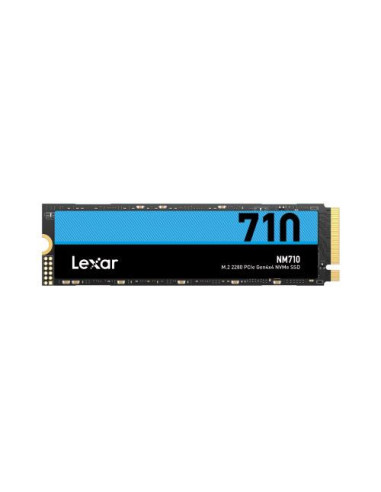 SSD, LEXAR, NM710, 500GB, M.2, PCIe Gen4, NVMe, Write speed 2600 MBytes/sec, Read speed 5000 MBytes/sec, 2.45mm, TBW 300 TB, MTB