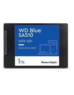 SSD, WESTERN DIGITAL, Blue SA510, 1TB, SATA 3.0, Write speed 510 MBytes/sec, Read speed 560 MBytes/sec, 2,5", TBW 400 TB, MTBF 